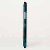 Abstracte textuur blauwe nevel Case-Mate iPhone case (Achterkant / rechts)