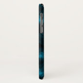 Abstracte textuur blauwe nevel Case-Mate iPhone case (Achterkant/links)