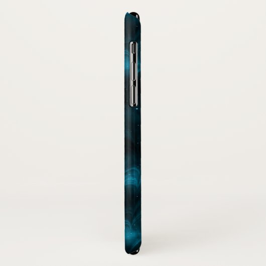 Abstracte textuur blauwe nevel Case-Mate iPhone case (Achterkant/links)