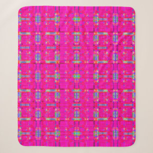 abstracte textuur, gekleurd vlakpatroon, moderne t sherpa deken