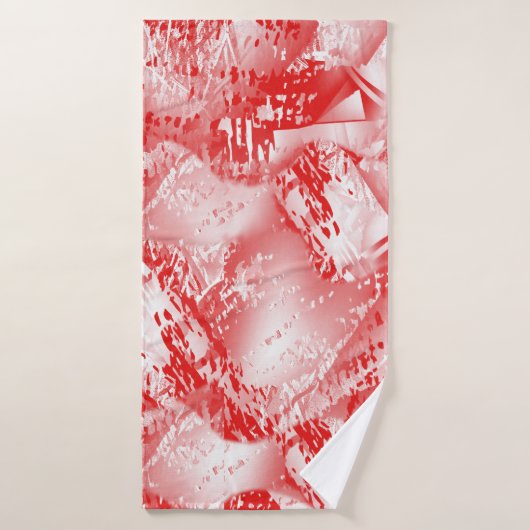 Abstracte textuur herhaalt een creatief modern pat badhanddoek (Badhanddoek)