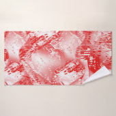 Abstracte textuur herhaalt een creatief modern pat badhanddoek (Badhanddoek)