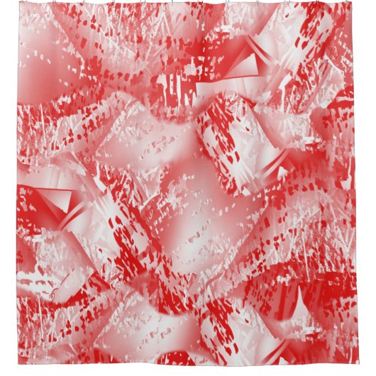 Abstracte textuur herhaalt een creatief modern pat douchegordijn (Voorkant)