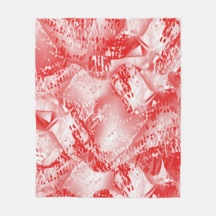 Abstracte textuur herhaalt een creatief modern pat fleece deken