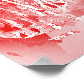 Abstracte textuur herhaalt een creatief modern pat poster (Hoek)