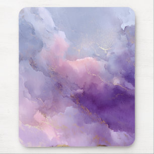 Abstracte textuur in Paarse, roze en gouden tinten Muismat