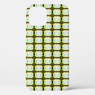 abstracte textuur, kleurrijk gingham-patroon, mode Case-Mate iPhone case