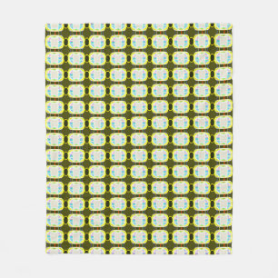 abstracte textuur, kleurrijk gingham-patroon, mode fleece deken