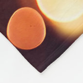 Abstracte textuur, lichte achtergrond fleece deken (Hoek)