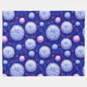 Abstracte textuur met glinsterende bollen en wolli fleece deken (Voorkant (Horizontaal))
