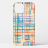 Abstracte textuur met kruisstrepen. Modern Pat Case-Mate iPhone Case (Achterkant)