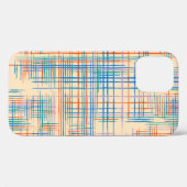 Abstracte textuur met kruisstrepen. Modern Pat Case-Mate iPhone Case (Achterkant (horizontaal))
