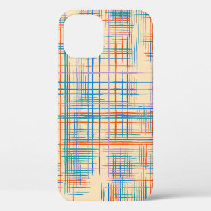 Abstracte textuur met kruisstrepen. Modern Pat Case-Mate iPhone Case