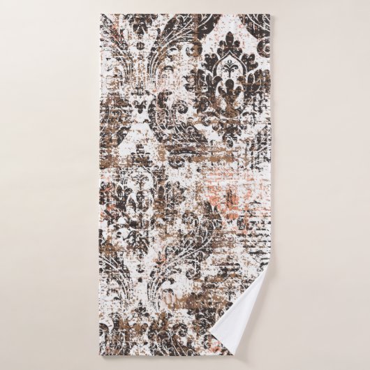 Abstracte textuur of grijze achtergrond. Kunsttext Badhanddoek (Badhanddoek)