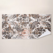 Abstracte textuur of grijze achtergrond. Kunsttext Badhanddoek (Badhanddoek)