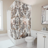 Abstracte textuur of grijze achtergrond. Kunsttext Douchegordijn (In situ)