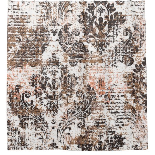 Abstracte textuur of grijze achtergrond. Kunsttext Douchegordijn (Voorkant)