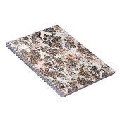 Abstracte textuur of grijze achtergrond. Kunsttext Notitieboek (Rechterzijde)