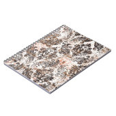 Abstracte textuur of grijze achtergrond. Kunsttext Notitieboek (Linkerzijde)