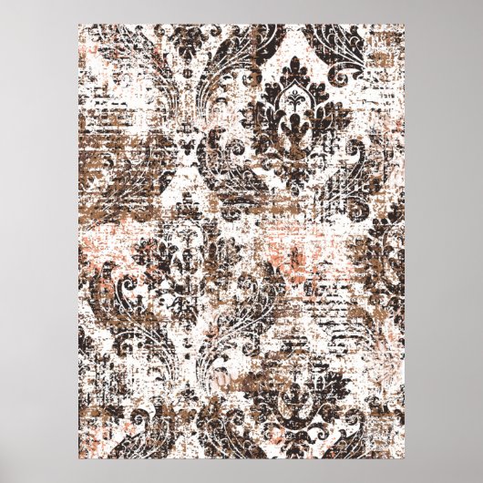 Abstracte textuur of grijze achtergrond. Kunsttext Poster (Voorkant)