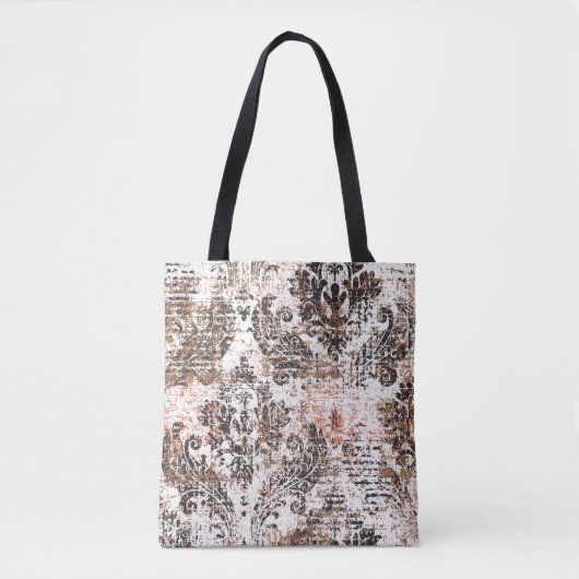 Abstracte textuur of grijze achtergrond. Kunsttext Tote Bag (Voorkant)