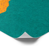 Abstracte textuur poster (Hoek)