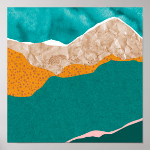 Abstracte textuur poster