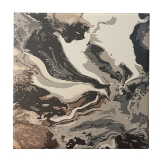 Abstracte textuur tegeltje (Voorkant)