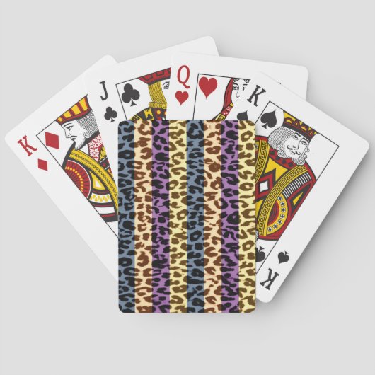 Abstracte textuur van de staafretro-vacht pokerkaarten (Achterkant)