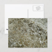 Abstracte textuur van gletsjerijs briefkaart (Voorkant / Achterkant)