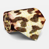 abstracte textuur van  patroonluipaard stropdas (Opgerold)