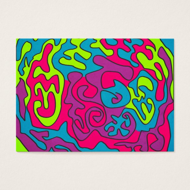 abstracte textuur visitekaartje (Voorkant)