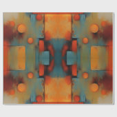 Abstracte Textuurkunst: Concept Art Kleuren Cadeaupapier (Vlak)