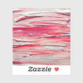 Abstracte textuurschilderpenseelstreek sticker (Vel)