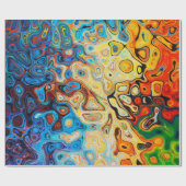 Abstracte textuurstructuur kleurig cadeaupapier (Vlak)