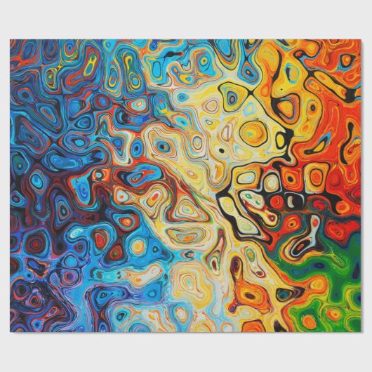 Abstracte textuurstructuur kleurig cadeaupapier (Vlak)