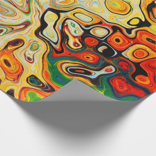 Abstracte textuurstructuur kleurig cadeaupapier (Hoek)