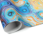 Abstracte textuurstructuur kleurig cadeaupapier (Rol Hoek)