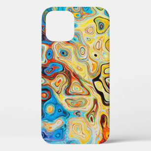 Abstracte textuurstructuur kleurig Case-Mate iPhone case