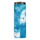 Abstracte thermische tumbler thermosbeker (Achterkant)