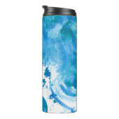 Abstracte thermische tumbler thermosbeker (Geroteerd rechts)