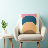 Abstracte Throw Cushion - kleurrijke Crest Kussen (Stoel)