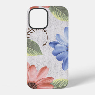 abstracte thuis decoratieve bloem olieverf wand te iPhone 12 hoesje