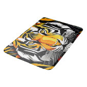 Abstracte Tiger Art Badmat (Gekanteld)