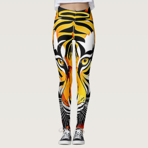 Abstracte Tiger Art Leggings