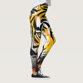 Abstracte Tiger Art Leggings (Rechts)