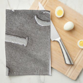 Abstracte tijd theedoek (Quarter Fold)