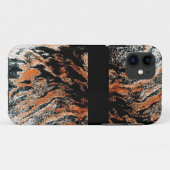 Abstracte tijgerstrips iPhone-Design Black Case-Mate iPhone Case (Achterkant (horizontaal))