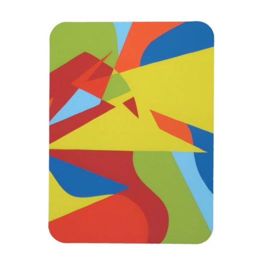 Abstracte Toekanensnavel Magneet (Verticaal)