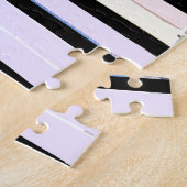 Abstracte toetsenborden en strepen legpuzzel (Zijkant)